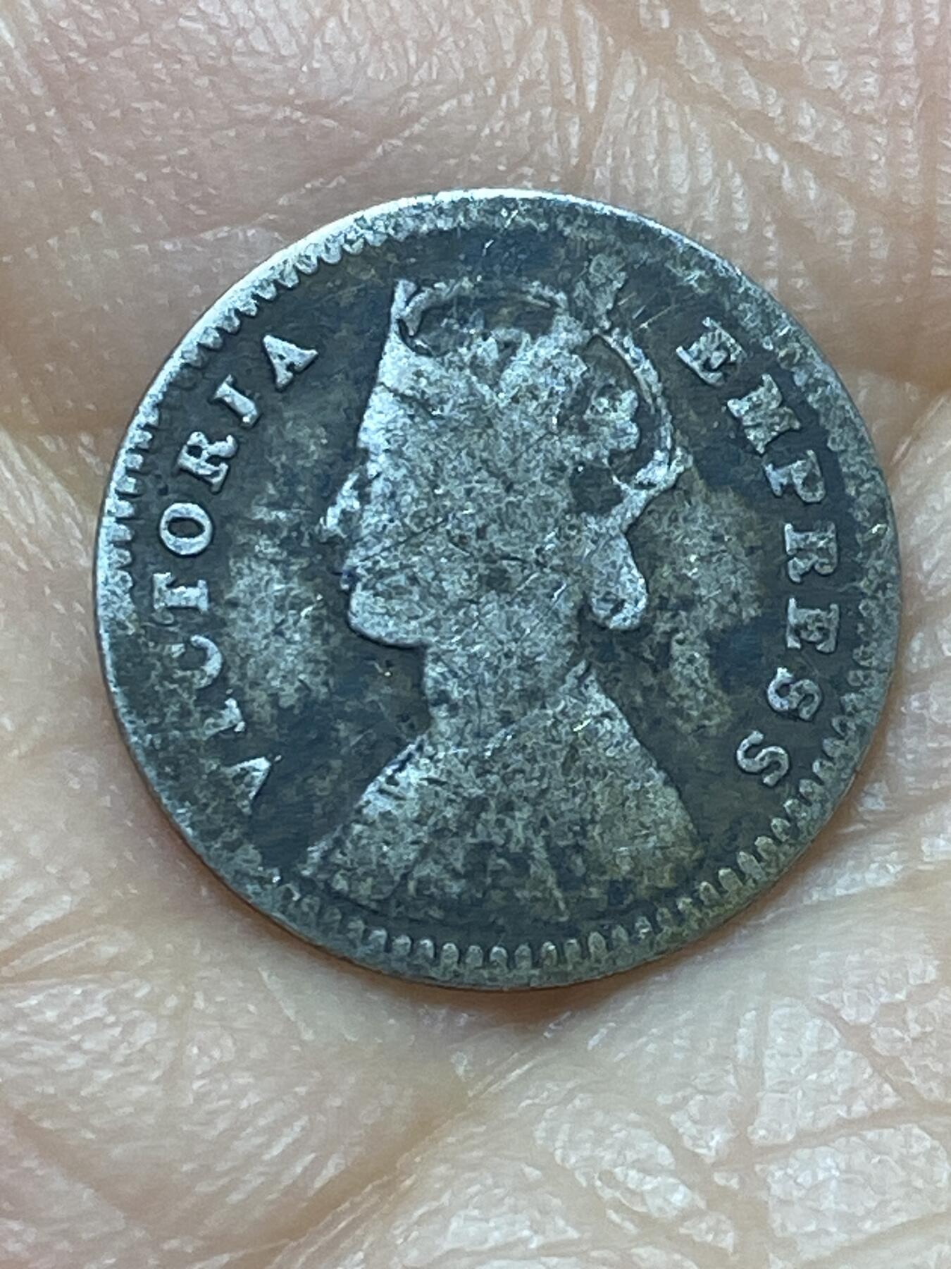 2026年第二场(总第一百七十一场）外国好品散币场(免佣金) 英属印度1883年2安娜银币(维多利亚女王中年带冠，917高银)