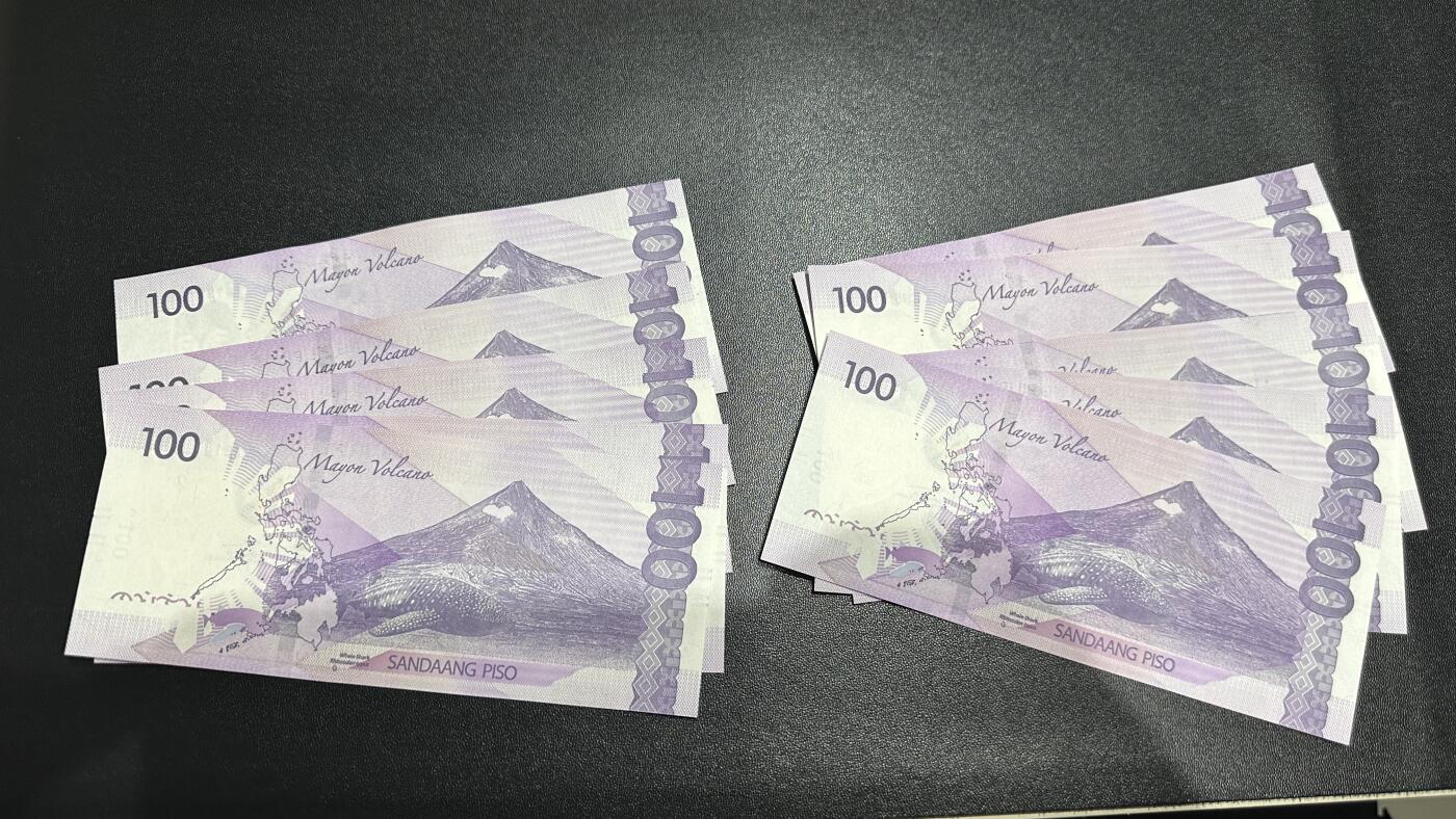 《外钞收藏家》第五百九十八期（2026年新年第一场）（本平台长期征集拍品、欢迎藏友们联系合作） 2025年菲律宾100比索10张通天号一起 全新 6个1的有点钞痕 其他没问题