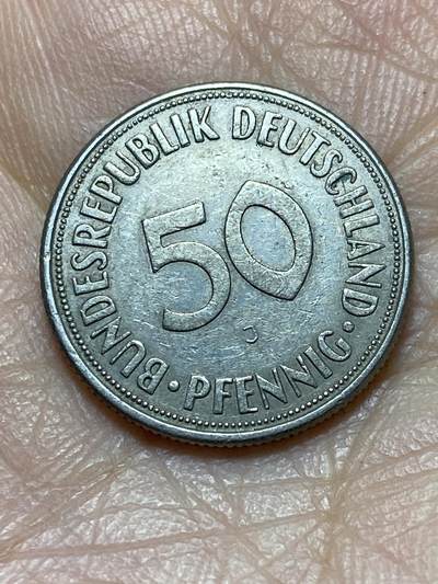 2026年第二场(总第一百七十一场）外国好品散币场(免佣金) - 德国🇩🇪1969年50芬尼(J标，汉堡造，齿边版)