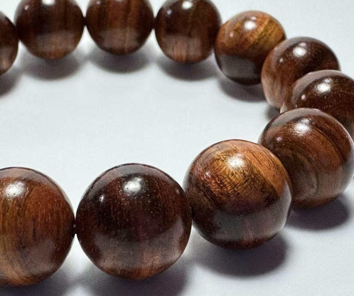 零元拍：海南黄花梨 手串 15MM