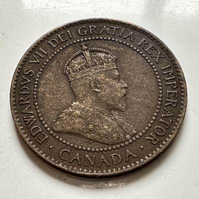 🌹外币初藏🌹🐯2026年第1场  每周二四六晚8️⃣点 接代拍 加拿大1905年一分