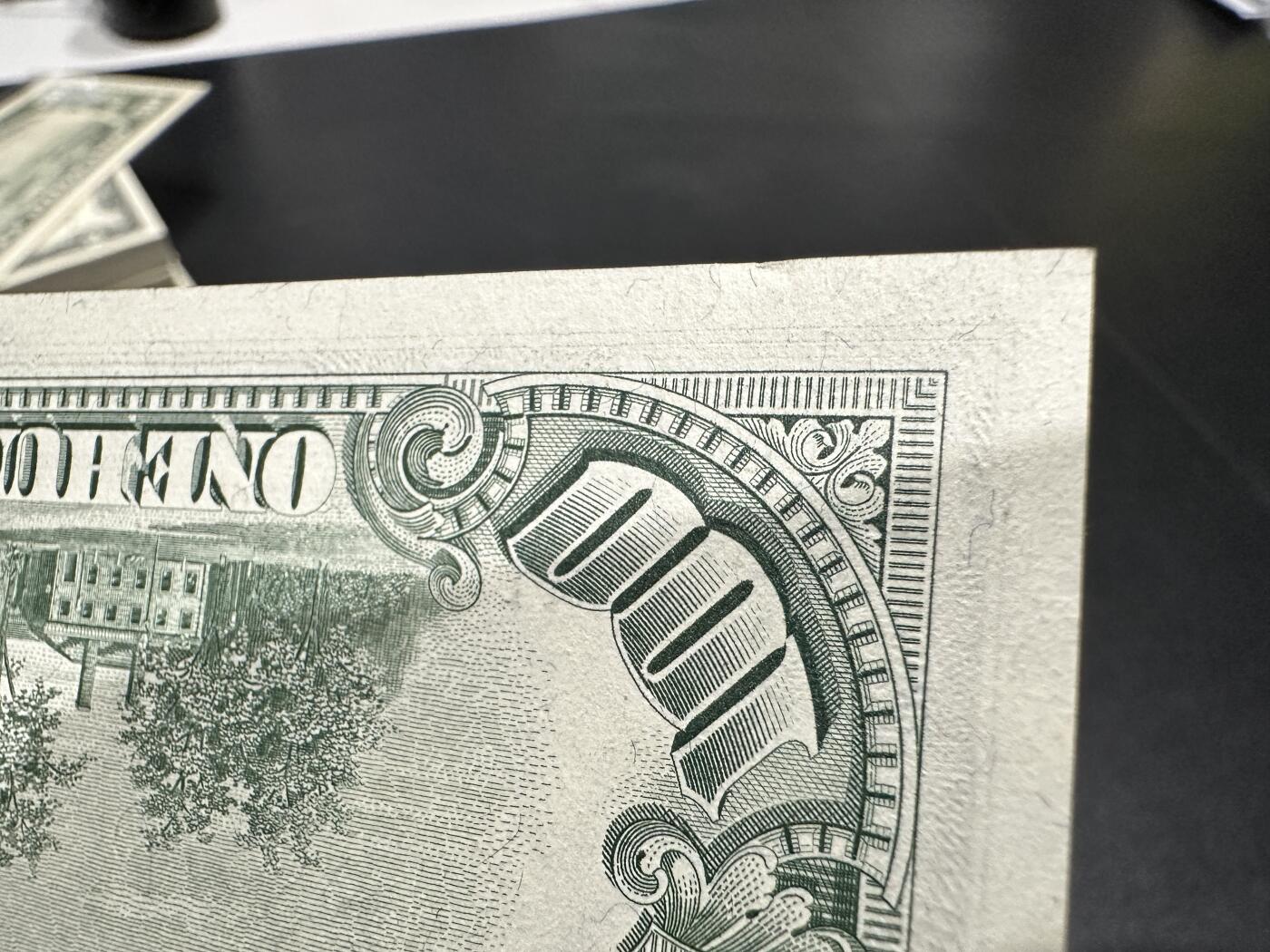 《外钞收藏家》第五百九十八期（2026年新年第一场）（本平台长期征集拍品、欢迎藏友们联系合作） 1963年美国小头版100美元 全新不绝