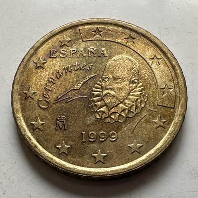 🌹外币初藏🌹🐯2026年第1场  每周二四六晚8️⃣点 接代拍 - 西班牙1999年50欧分