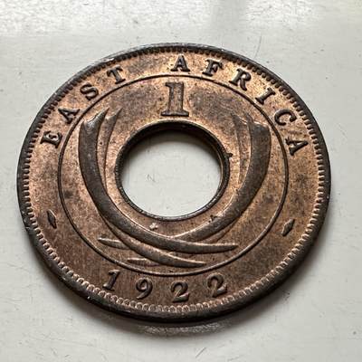 🌹外币初藏🌹🐯2026年第1场  每周二四六晚8️⃣点 接代拍 - 英属东非1922年一分