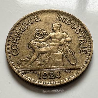 🌹外币初藏🌹🐯2026年第1场  每周二四六晚8️⃣点 接代拍 - 法国1924年一法郎