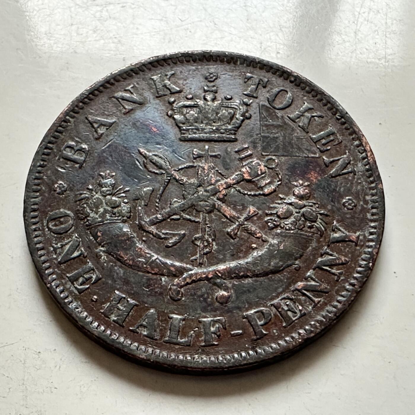 🌹外币初藏🌹🐯2026年第1场  每周二四六晚8️⃣点 接代拍 上加拿大1857年马剑半便士