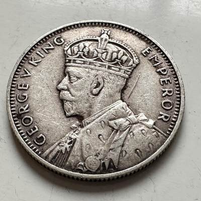 🌹外币初藏🌹🐯2026年第1场  每周二四六晚8️⃣点 接代拍 - 英属毛里求斯1934年1/4卢比银币