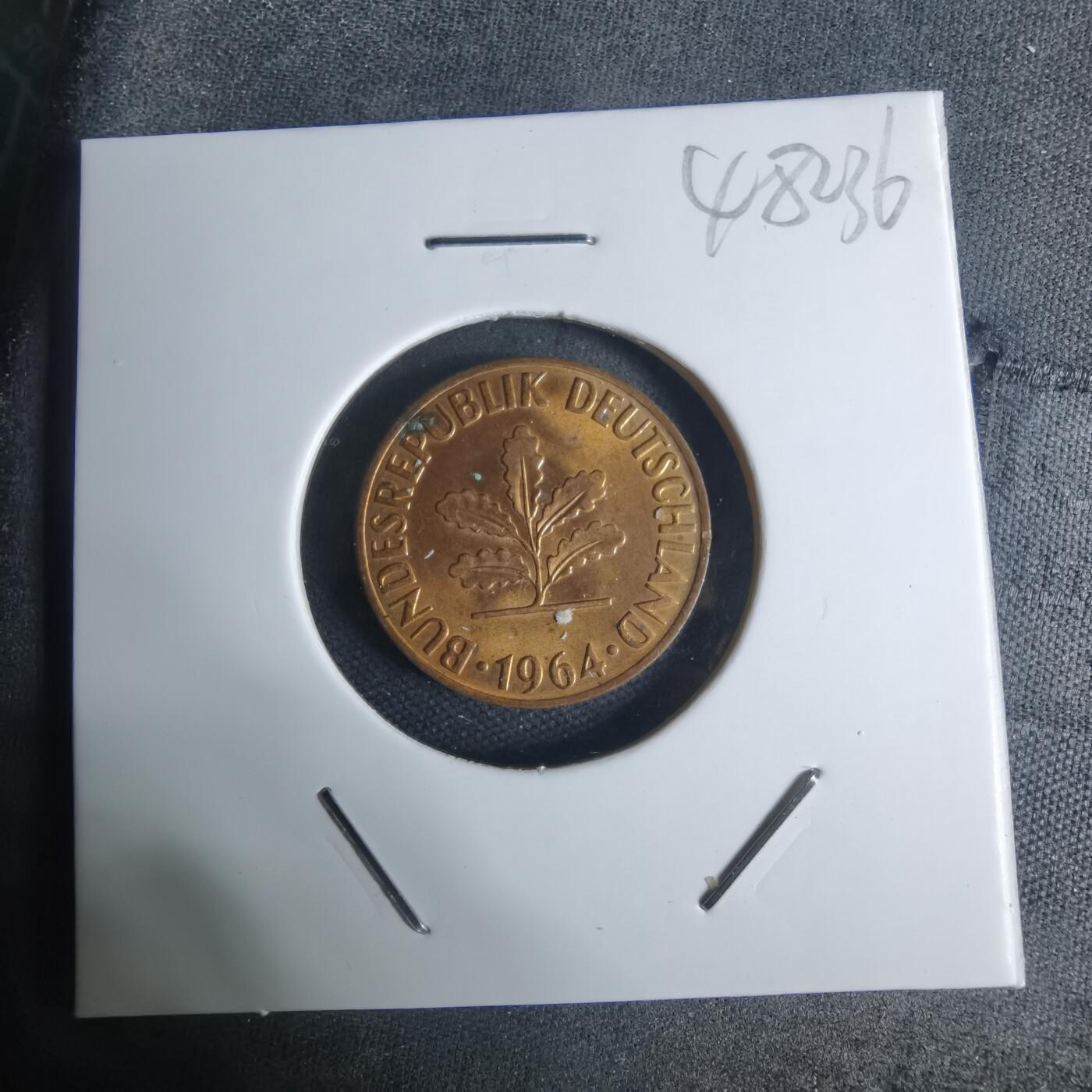 沼泽如烟--第948场 德国1964年2芬尼