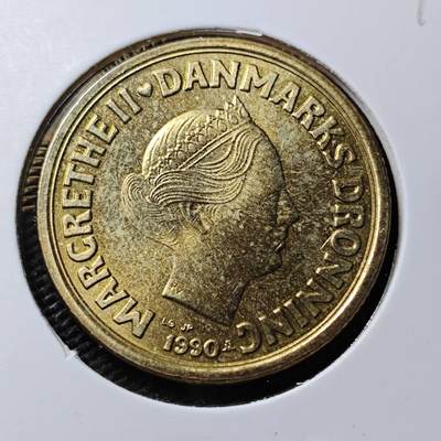 KK钱币收藏小铺 《套币 好品/批量散币专场》  2月预留时间 周末发货 -  1990丹麦20克朗 好品