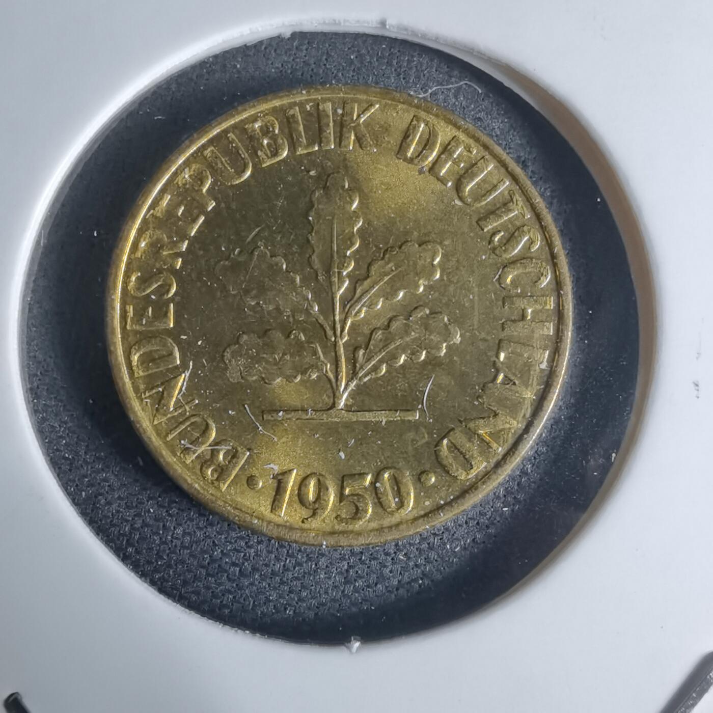 沼泽如烟--第948场 东德1950年5芬尼