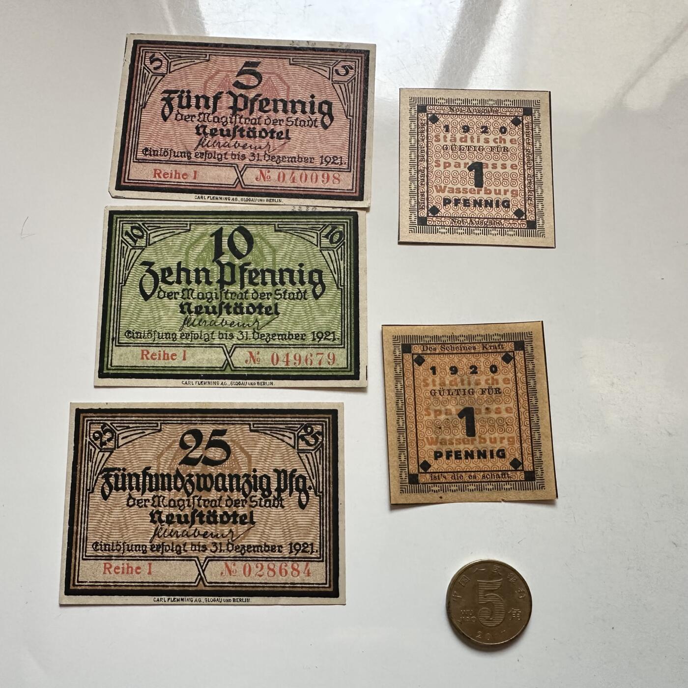 🌹外币初藏🌹🐯2026年第1场  每周二四六晚8️⃣点 接代拍 德国一战时期紧急币—19