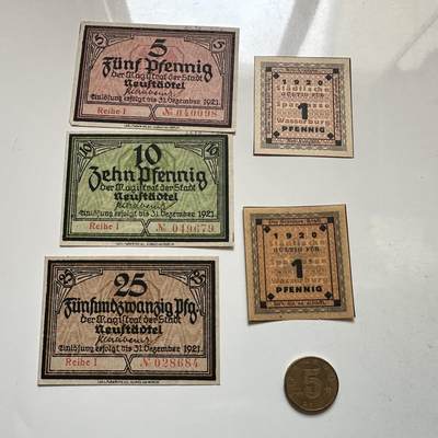 🌹外币初藏🌹🐯2026年第1场  每周二四六晚8️⃣点 接代拍 德国一战时期紧急币—19