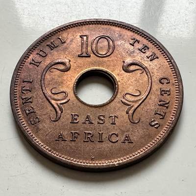 🌹外币初藏🌹🐯2026年第1场  每周二四六晚8️⃣点 接代拍 - 东非1964年10分