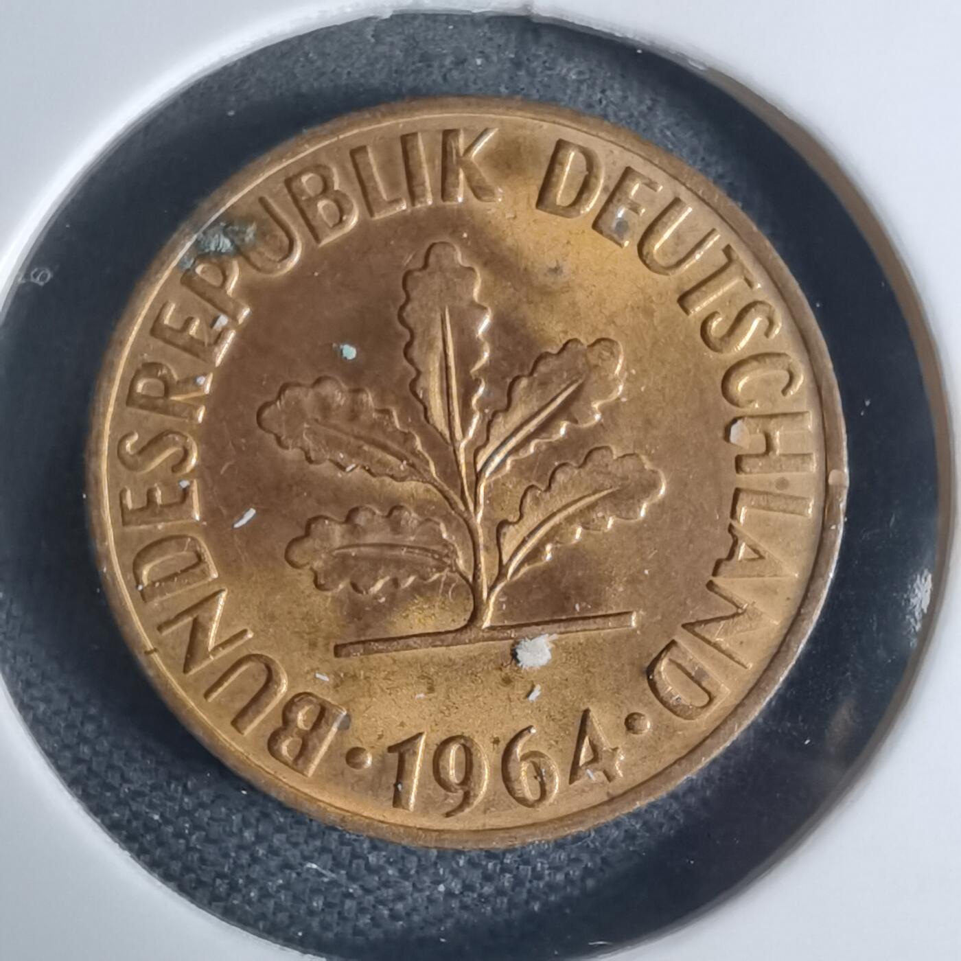 沼泽如烟--第948场 德国1964年2芬尼