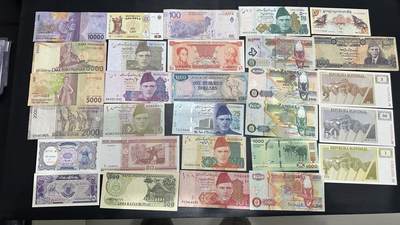 《外钞收藏家》第五百九十八期（2026年新年第一场）（本平台长期征集拍品、欢迎藏友们联系合作） - 印尼、巴基斯坦、坦桑尼亚等几十张一起 有新有旧 品相如图