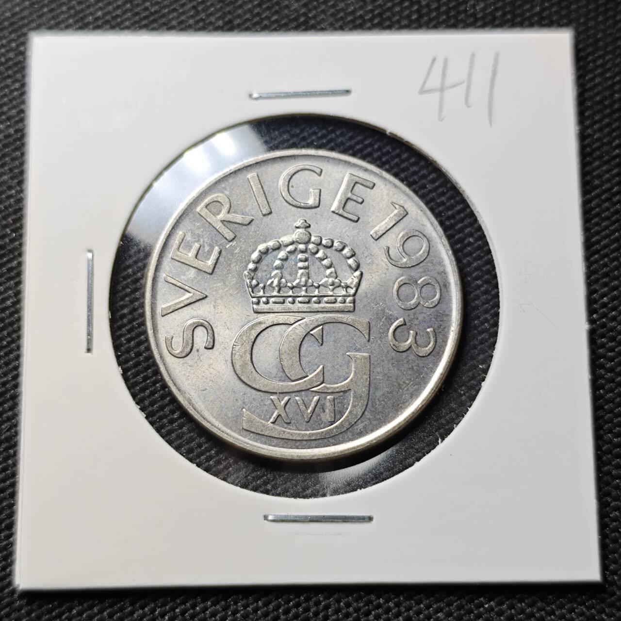 KK钱币收藏小铺 《套币 好品/批量散币专场》  2月预留时间 周末发货  1983瑞典5克朗 好品