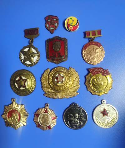 苏联朝鲜奖章收藏   朝鲜老奖章一组12个合售 - 苏联朝鲜奖章收藏   朝鲜老奖章一组12个合售