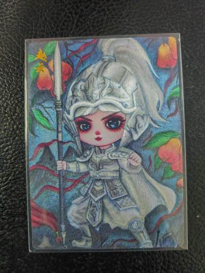 阳大大卡牌拍卖第90期（持续收拍品，周五晚上九点截拍，进群福利早知道） - 【亲签】墨婉文化 红月 三国五虎 赵云 限编002/020