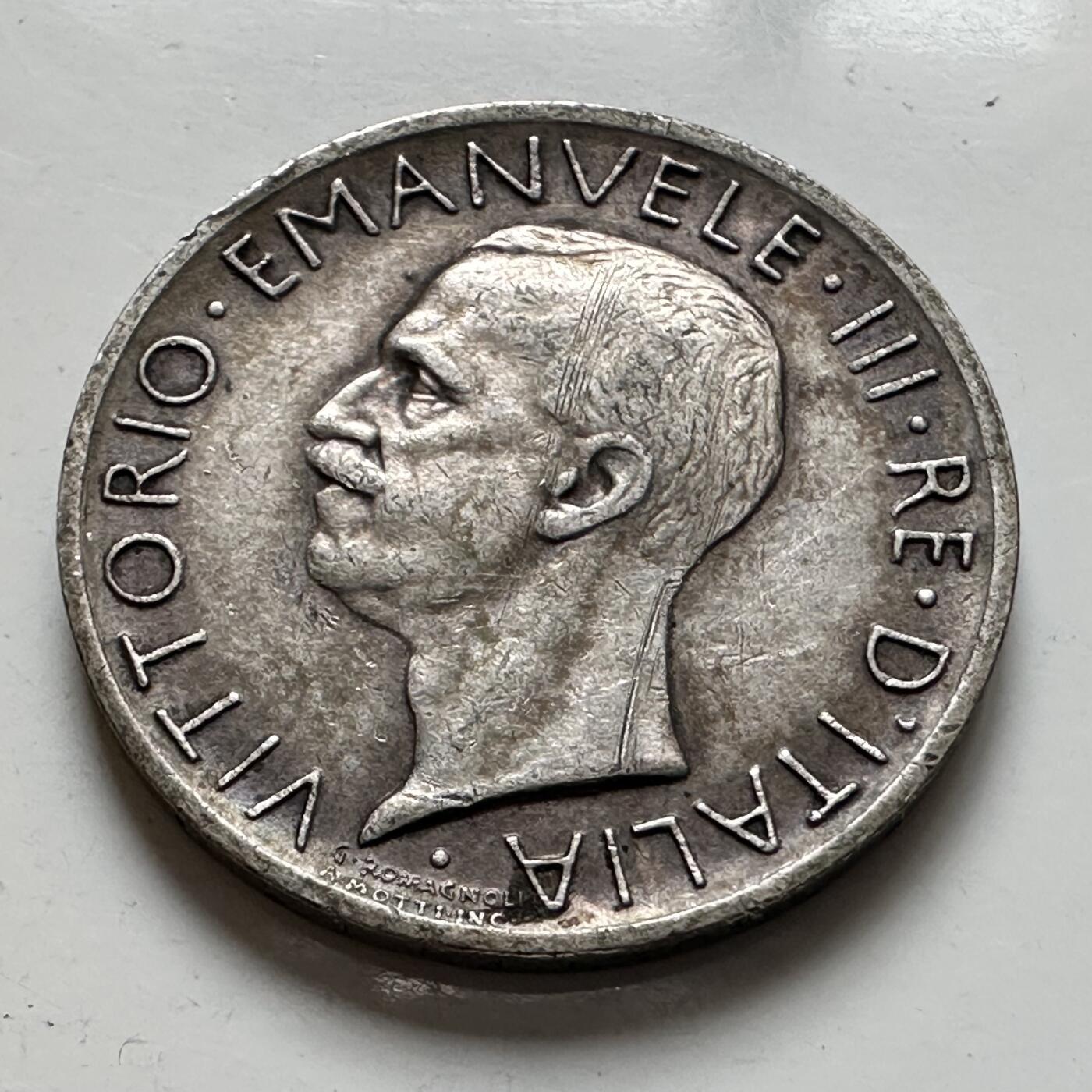 🌹外币初藏🌹🐯2026年第1场  每周二四六晚8️⃣点 接代拍 意大利1928年五里拉银币 5克835银