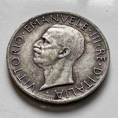 🌹外币初藏🌹🐯2026年第1场  每周二四六晚8️⃣点 接代拍 意大利1928年五里拉银币 5克835银