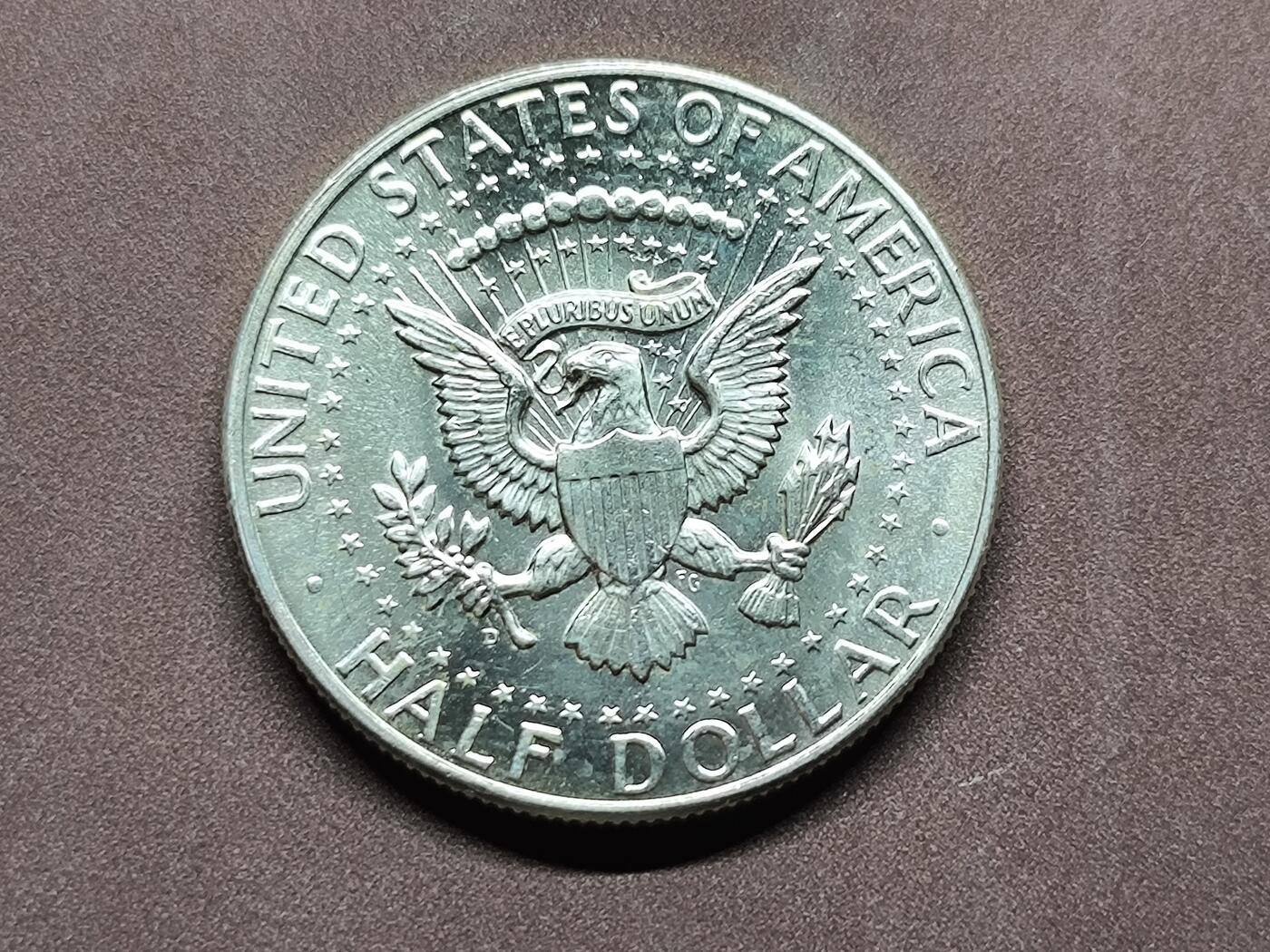 【日月同辉 第1场】元旦首场 无买家佣金 世界钱币 银币 【银币】1964年肯尼迪银币 高银