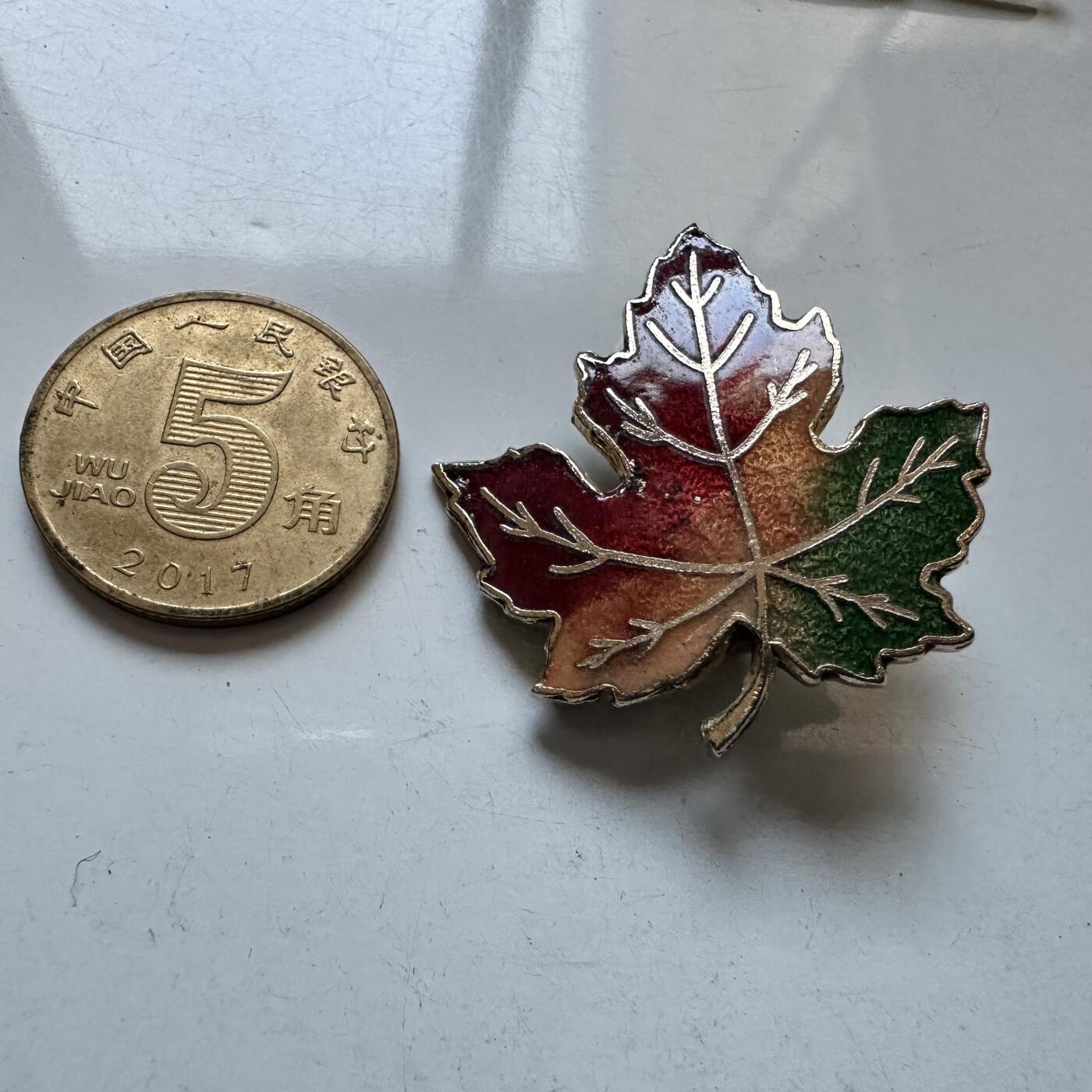 🌹外币初藏🌹🐯2026年第1场  每周二四六晚8️⃣点 接代拍 枫叶胸针 珐琅工艺