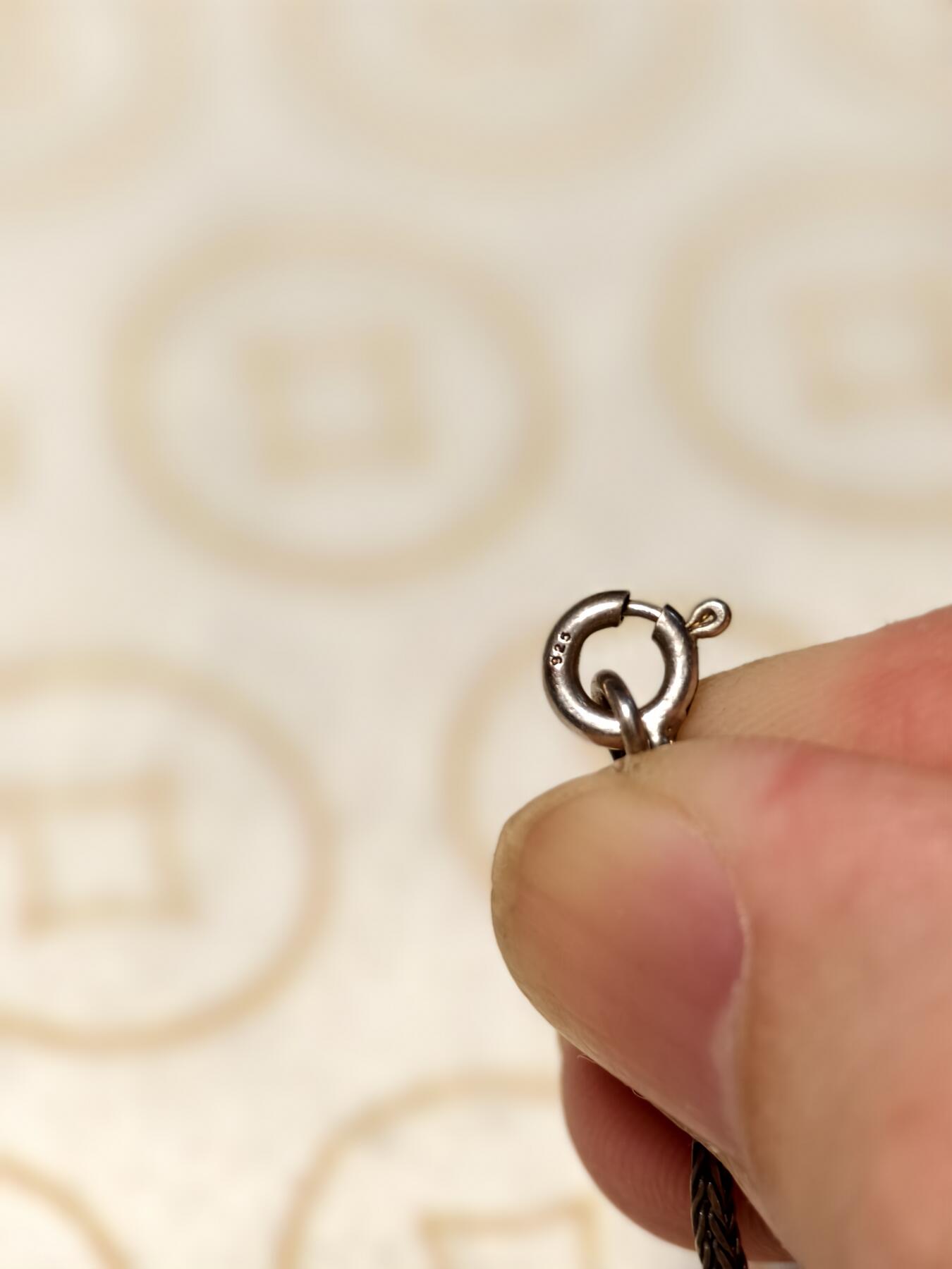 抚柳草堂-第五期章牌钱币（元旦欢庆场） 奖章勋章限时免佣 满百包邮 放漏专场 20世纪意大利银项链一条 打标925 长40cm左右 重10g品相如图