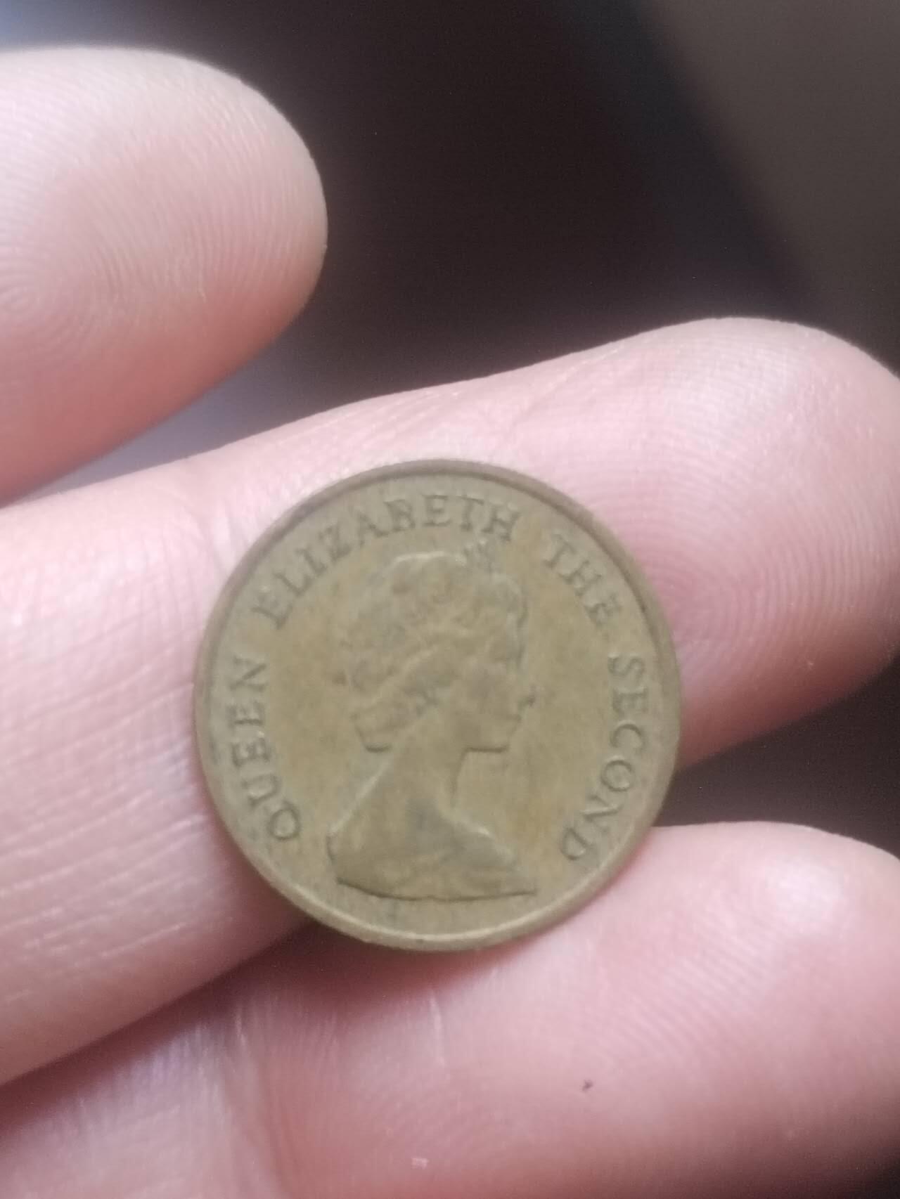 小小小钱币 1982年香港一毫。