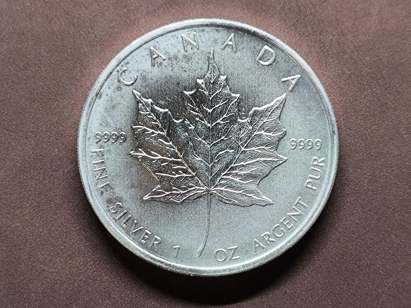 【日月同辉 第1场】元旦首场 无买家佣金 世界钱币 银币 【银币】2011年加拿大枫叶银币