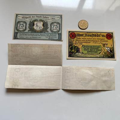 🌹外币初藏🌹🐯2026年第1场  每周二四六晚8️⃣点 接代拍 德国一战时期紧急币—9