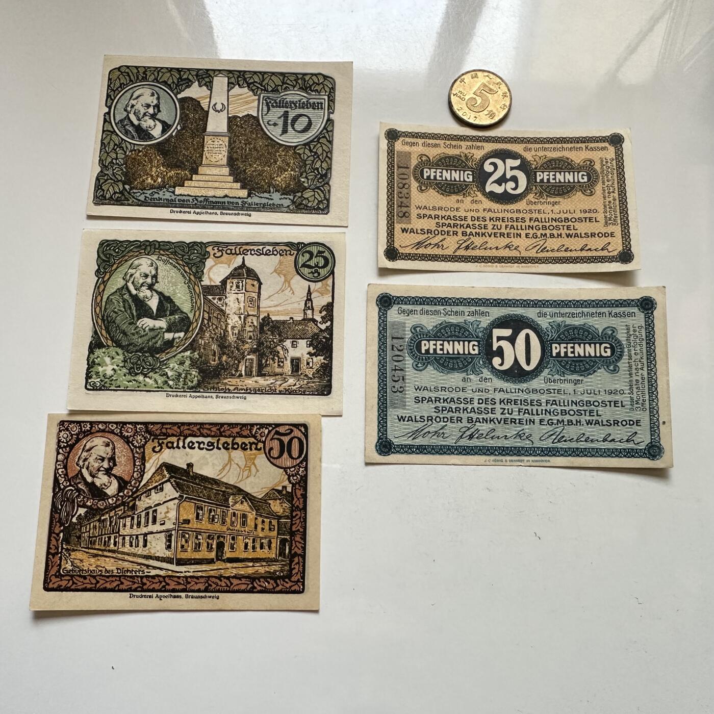 🌹外币初藏🌹🐯2026年第1场  每周二四六晚8️⃣点 接代拍 德国一战时期紧急币—6