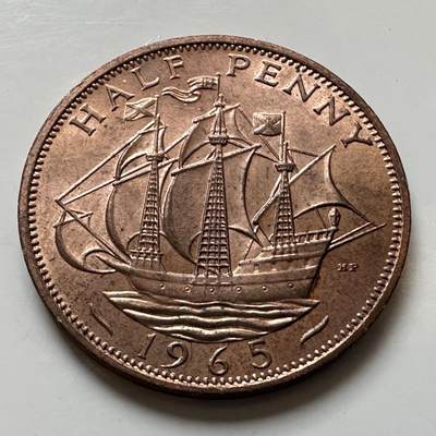 🌹外币初藏🌹🐯2026年第1场  每周二四六晚8️⃣点 接代拍 - 英国1965年半便士