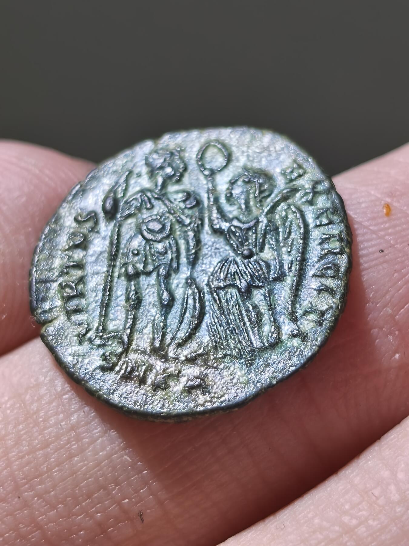 星盘世界钱币2026一月十日新年古典精品大拍 精彩纷呈 美品！罗马帝国 公元383-408年 阿卡狄乌斯 AE3铜币