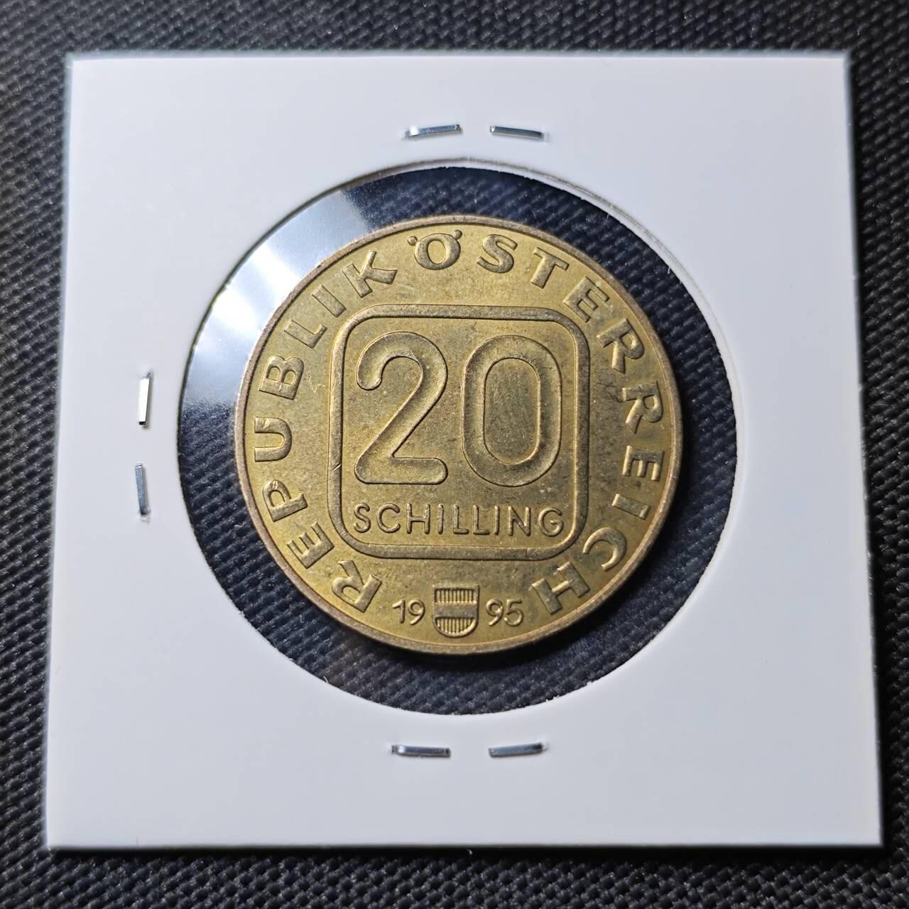 KK钱币收藏小铺 《套币 好品/批量散币专场》  2月预留时间 周末发货  1995奥地利20先令纪念币 好品