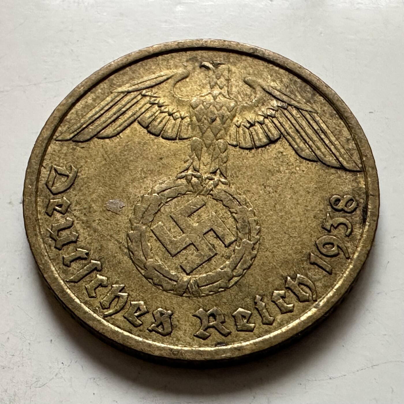 🌹外币初藏🌹🐯2026年第1场  每周二四六晚8️⃣点 接代拍 德国1938年10芬尼