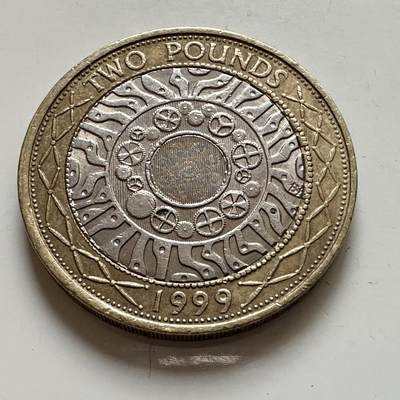 🌹外币初藏🌹🐯2026年第1场  每周二四六晚8️⃣点 接代拍 - 英国1999年2英镑