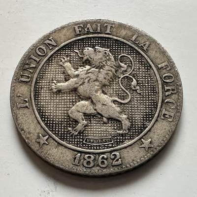 🌹外币初藏🌹🐯2026年第1场  每周二四六晚8️⃣点 接代拍 - 比利时1862年五分