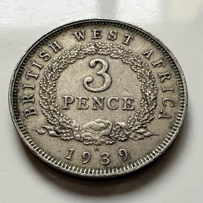 🌹外币初藏🌹🐯2026年第1场  每周二四六晚8️⃣点 接代拍 - 英属西非1939年三便士