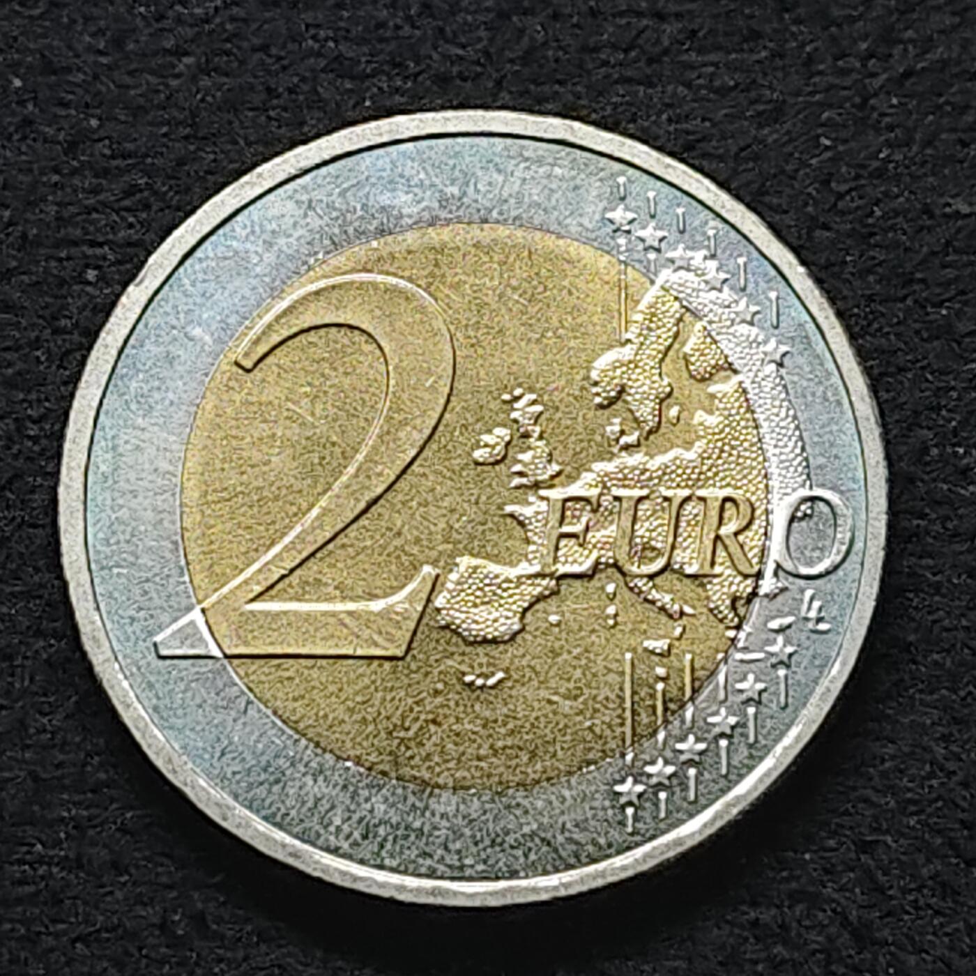 【全场包邮】纯粹捡漏拍490场（免费代拍第27场） 德国2007年2欧元州币系列梅克伦堡-伏波默恩州施韦林城堡双色纪念币