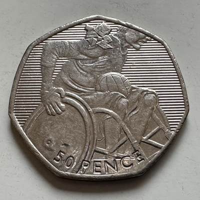 🌹外币初藏🌹🐯2026年第1场  每周二四六晚8️⃣点 接代拍 - 英国2011年50便士纪念币