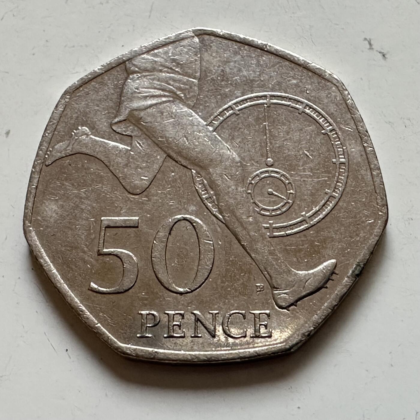 🌹外币初藏🌹🐯2026年第1场  每周二四六晚8️⃣点 接代拍 英国2004年50便士纪念币