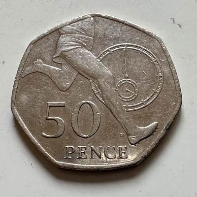 🌹外币初藏🌹🐯2026年第1场  每周二四六晚8️⃣点 接代拍 英国2004年50便士纪念币