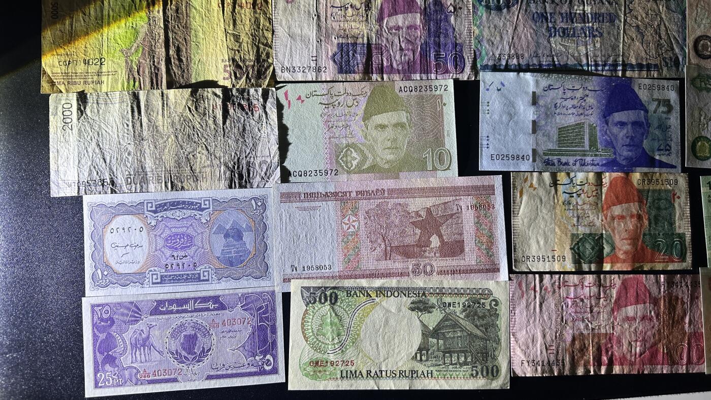 《外钞收藏家》第五百九十八期（2026年新年第一场）（本平台长期征集拍品、欢迎藏友们联系合作） 印尼、巴基斯坦、坦桑尼亚等几十张一起 有新有旧 品相如图