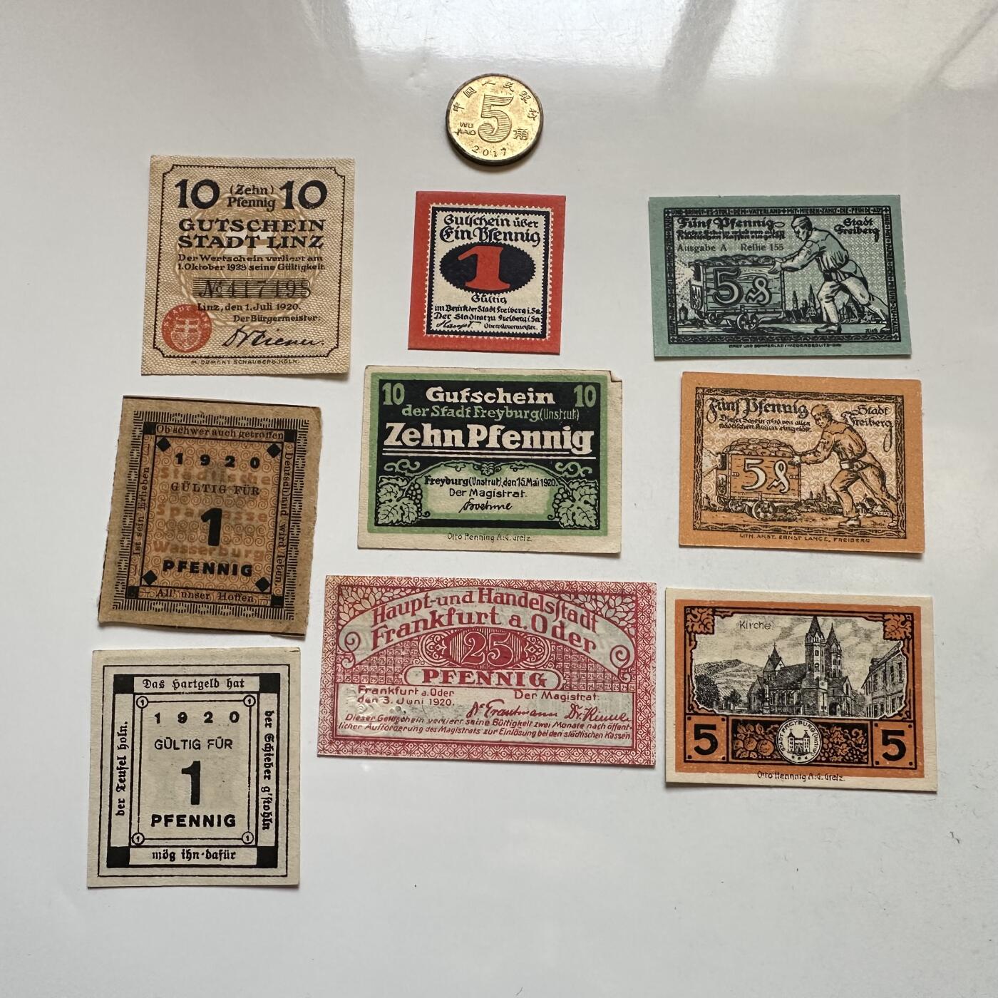 🌹外币初藏🌹🐯2026年第1场  每周二四六晚8️⃣点 接代拍 德国一战时期紧急币—12