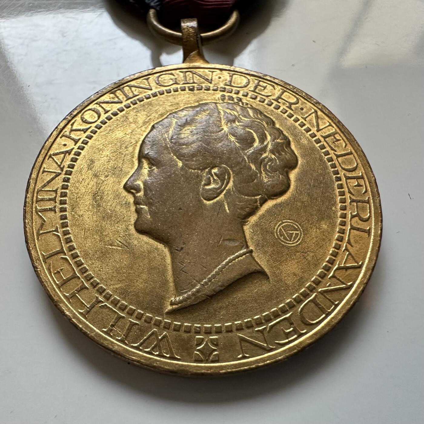 🌹外币初藏🌹🐯2026年第1场  每周二四六晚8️⃣点 接代拍 荷兰威廉敏娜女王50诞辰镀金勋章 30毫米