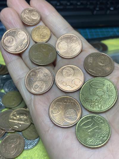 2026年第二场(总第一百七十一场）外国好品散币场(免佣金) - 各国欧分11枚(总面值97欧分)