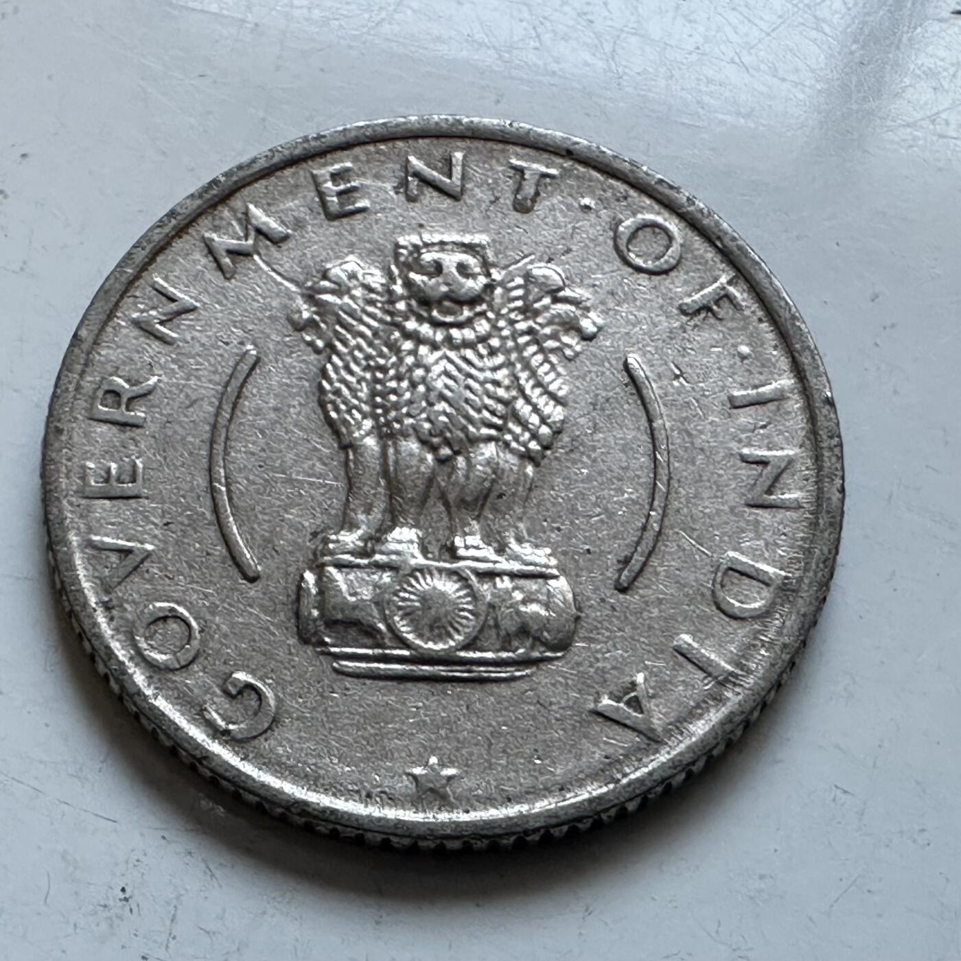 🌹外币初藏🌹🐯2026年第1场  每周二四六晚8️⃣点 接代拍 印度1955年1/4卢比