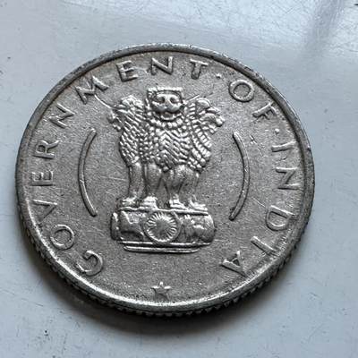 🌹外币初藏🌹🐯2026年第1场  每周二四六晚8️⃣点 接代拍 印度1955年1/4卢比