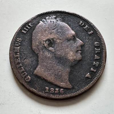 🌹外币初藏🌹🐯2026年第1场  每周二四六晚8️⃣点 接代拍 - 英国1836年威廉四世一法新