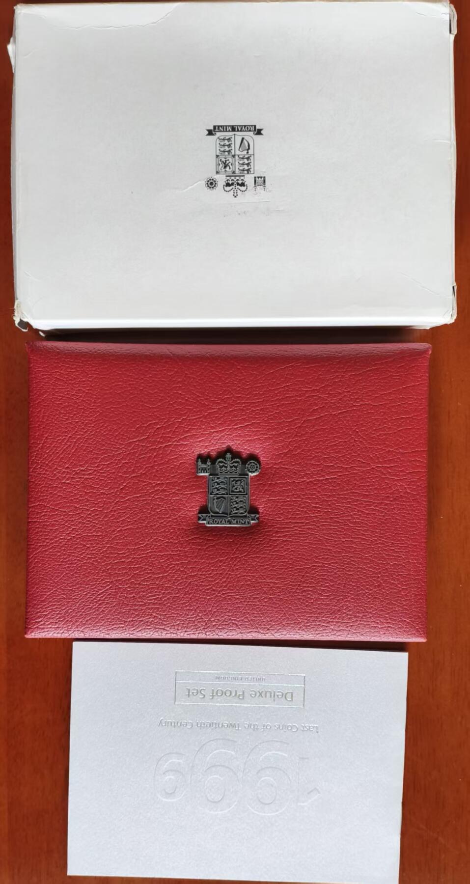 ❤️【币观天下】❤️ 第337期钱币拍卖- 2026.1.2周五晚上6点半场-长期征集拍品 英国1999年红本精制套币 人民的王妃戴安娜五镑 橄榄球世界杯两镑和苏格兰立狮一镑